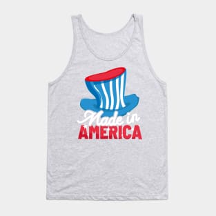 Made in America 4th of July shirt Tank Top